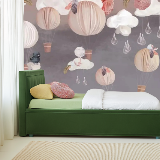 Dreamy Balloon Bliss Bedroom Mural