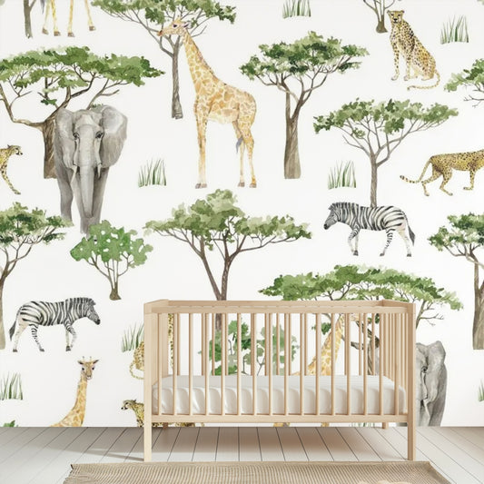 Out in the Jungle Animals Wallpaper