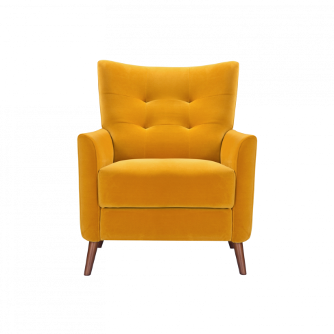 betty mustard armchair