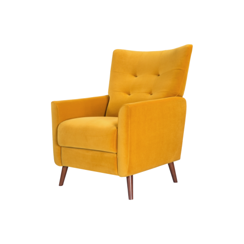 betty mustard armchair