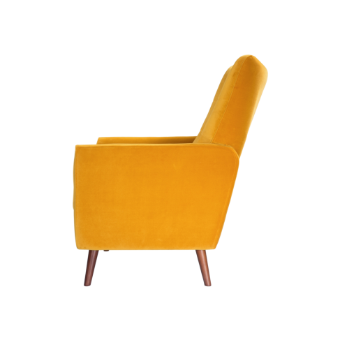 betty mustard armchair