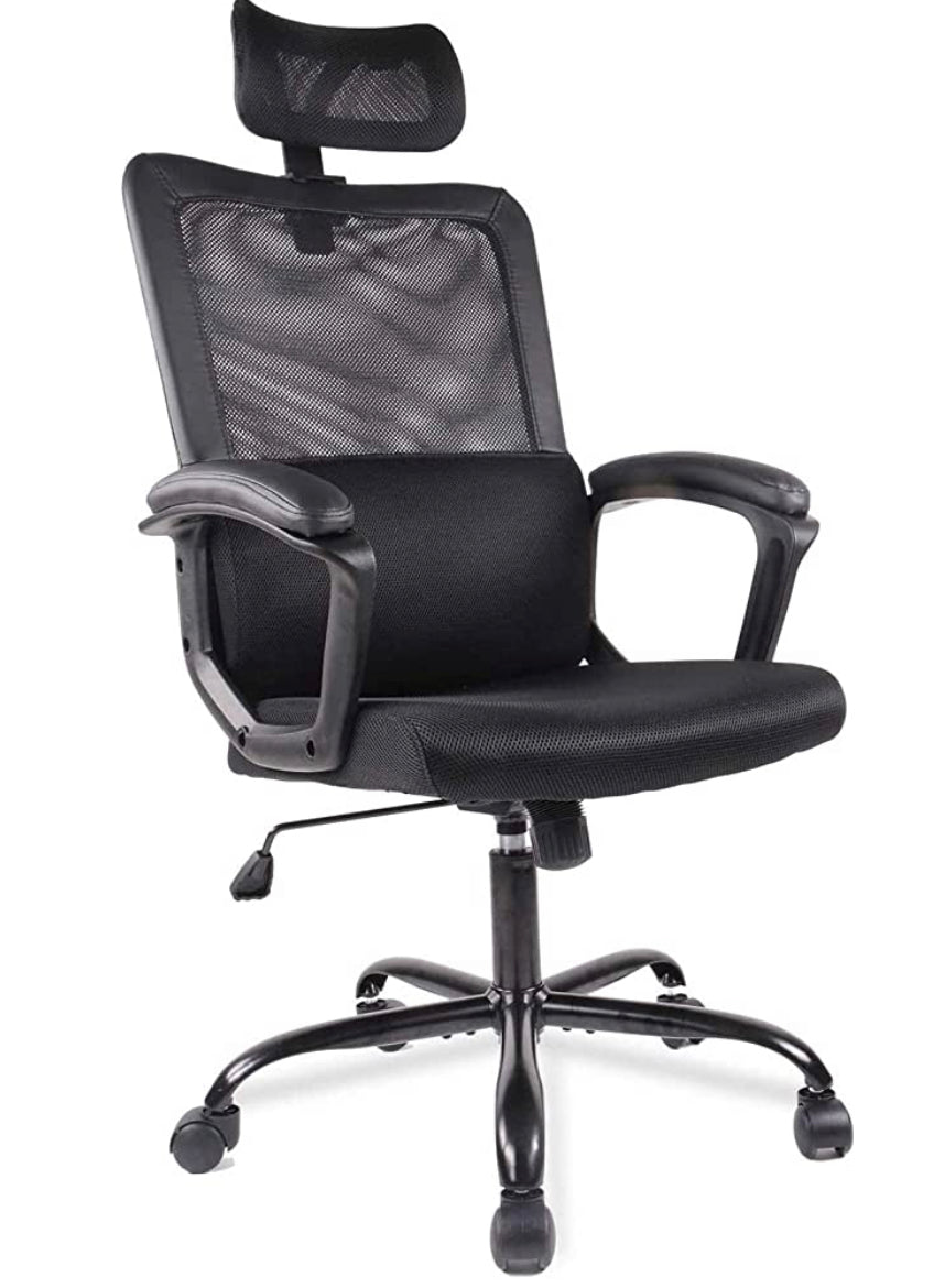 black ergonomic office chair