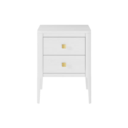 Abberley Bedside Table White