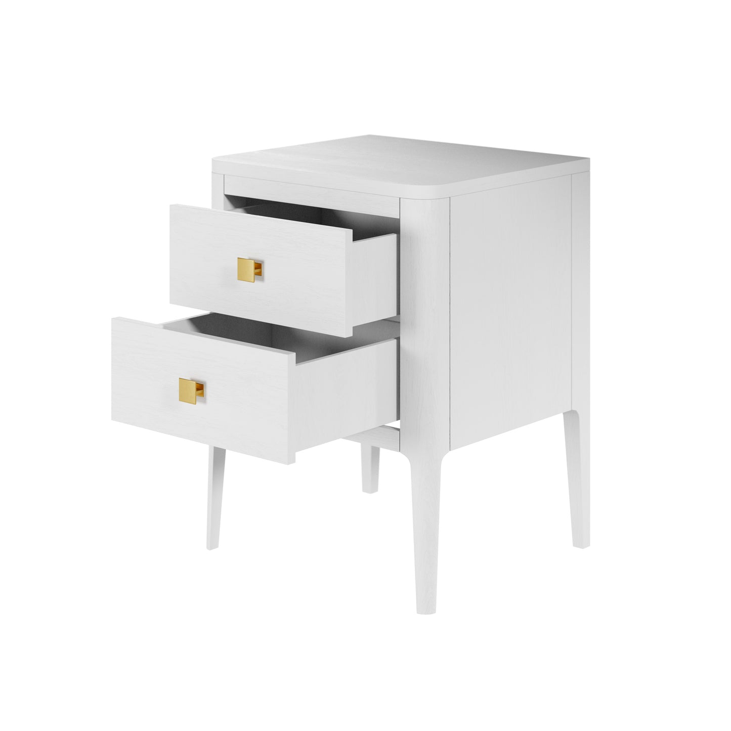 abberley bedside table white