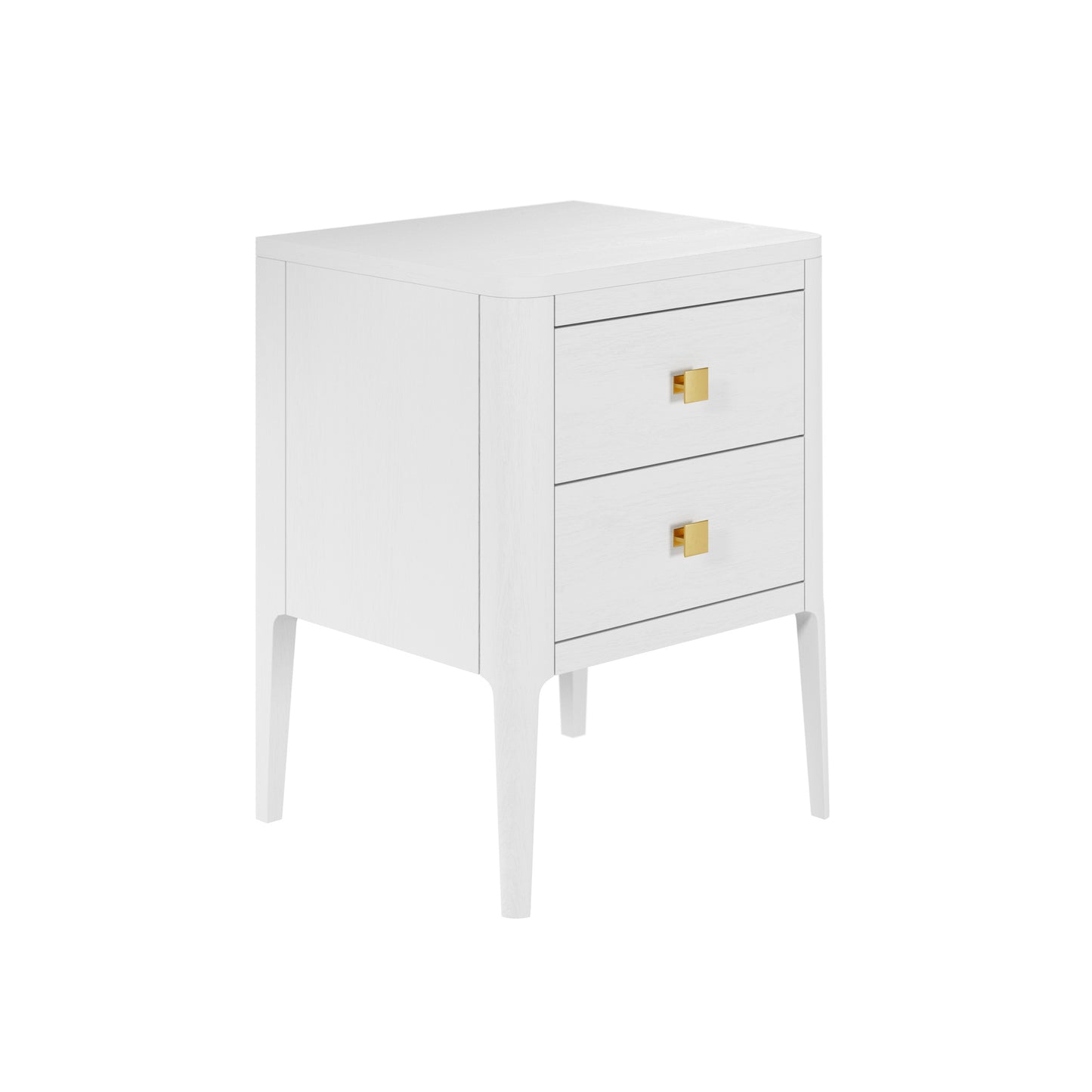 abberley bedside table white