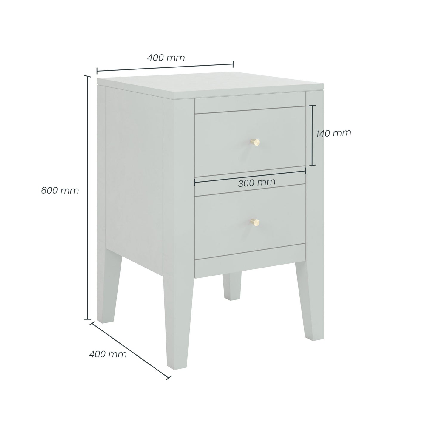 alton bedside table pigeon grey