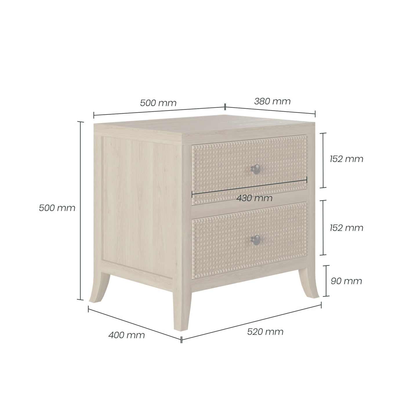 witley bedside table