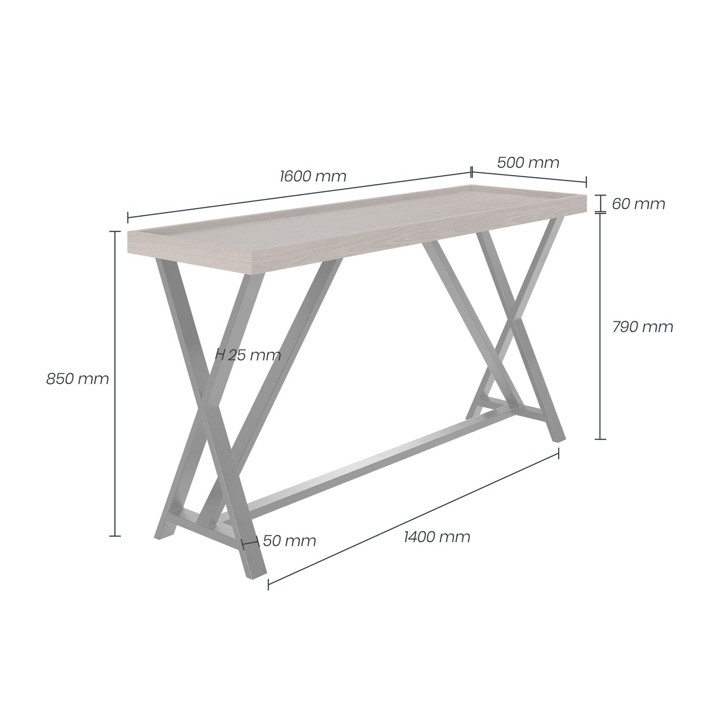 aged oak pershore console table