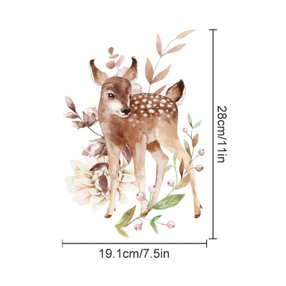 Boho Woodland Animals Nursery Wall Stickers