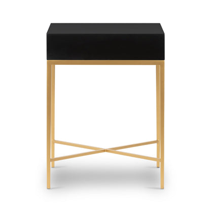 Berkeley End Bedside Table Black