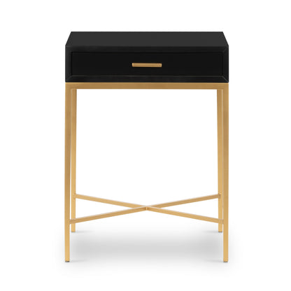 Berkeley End Bedside Table Black