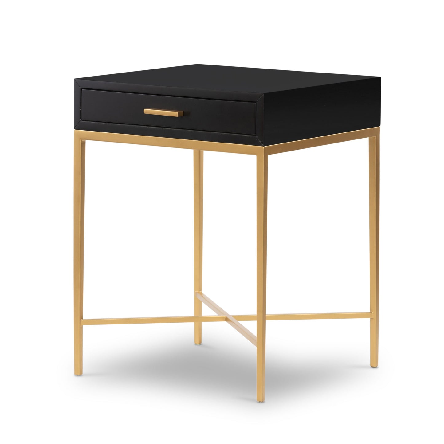 berkeley end bedside table black