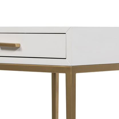 Berkeley End Bedside Table White