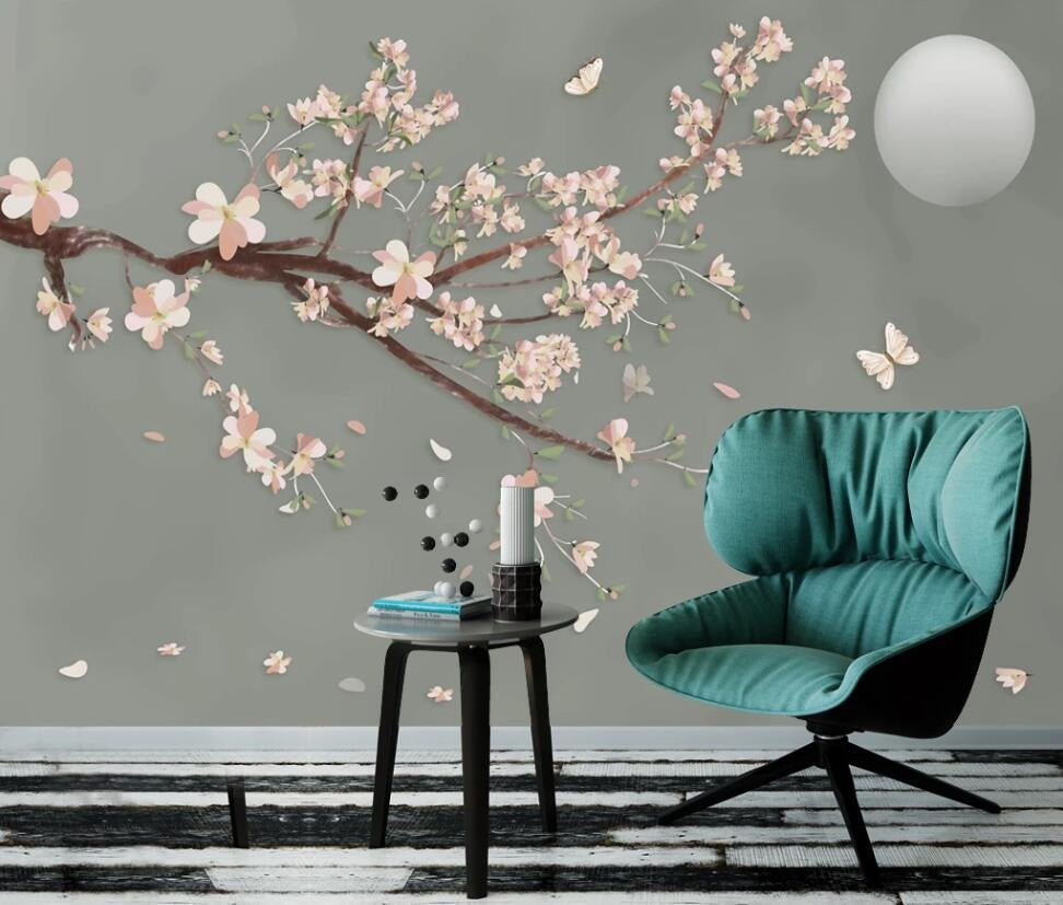 sensational blossom twig mural