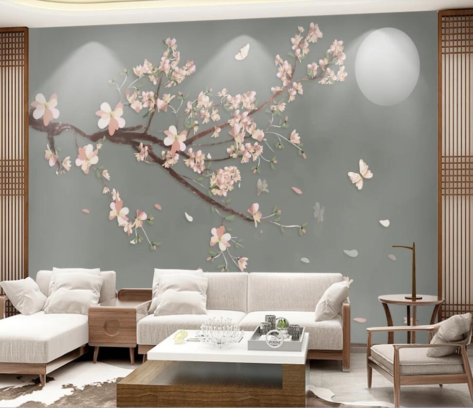 sensational blossom twig mural